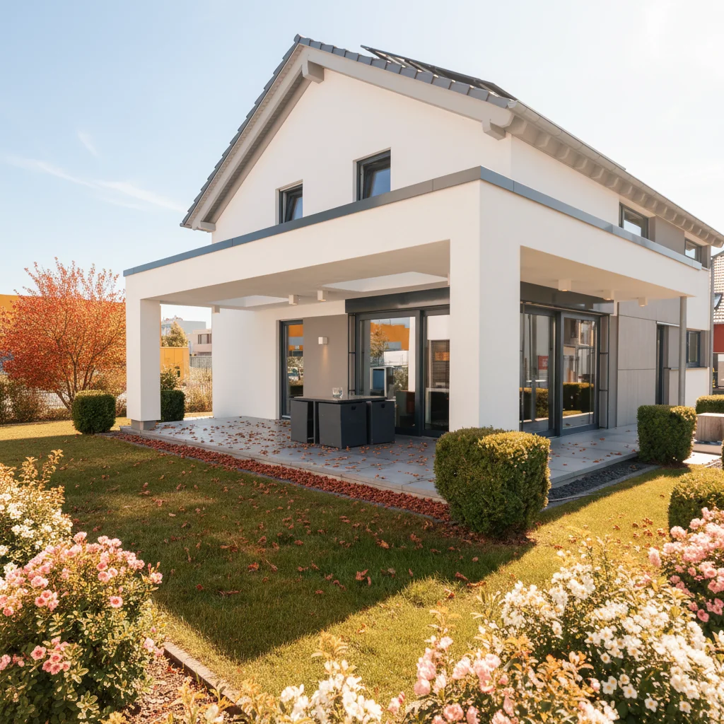Immobilie im Herbst