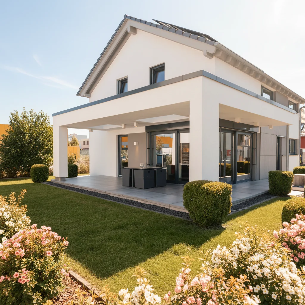 Immobilie im Sommer